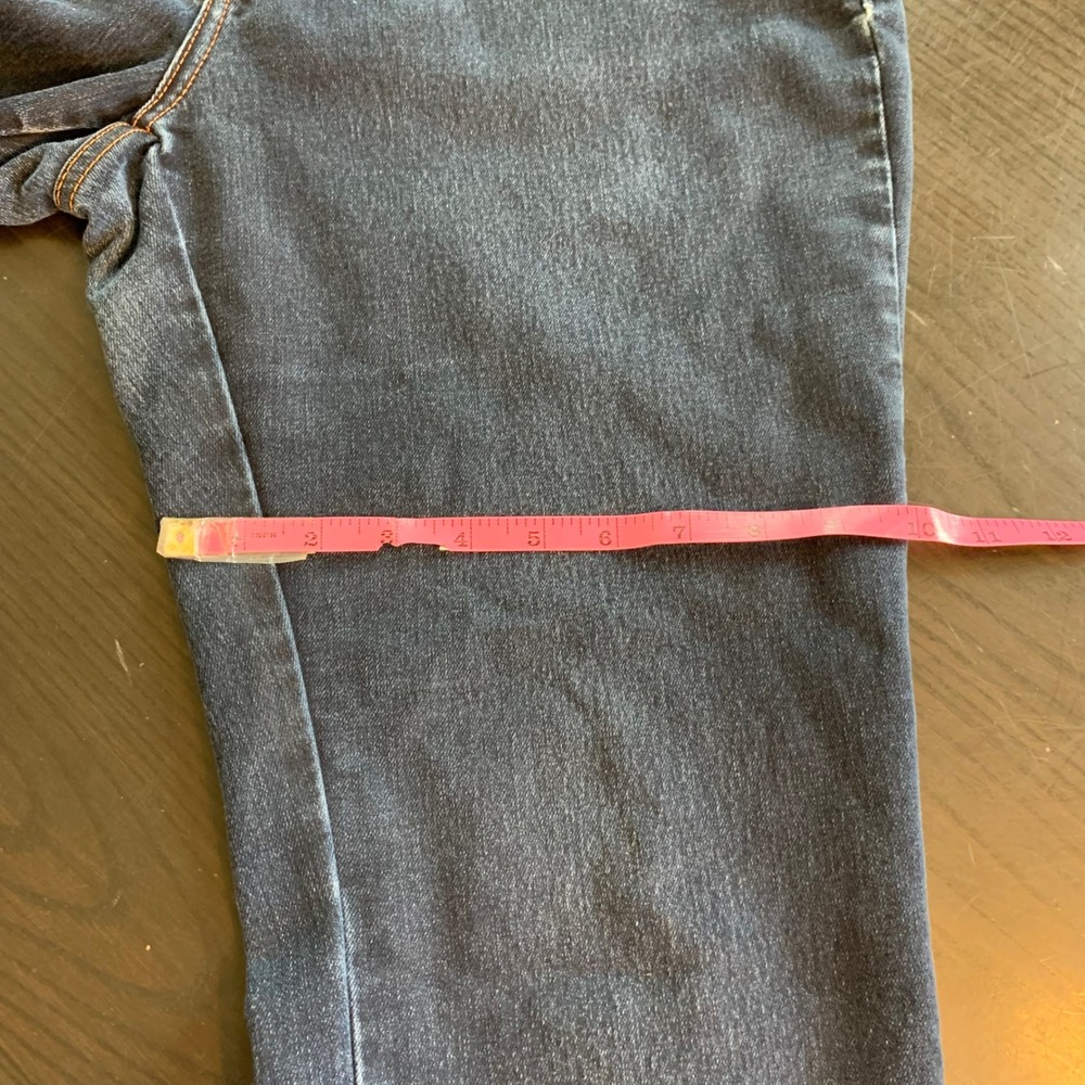 Banana‎ Republic Women's Dark Wash Denim Jeans Size 30 Bootcut Classic READ FLAW - Picture 14 of 15